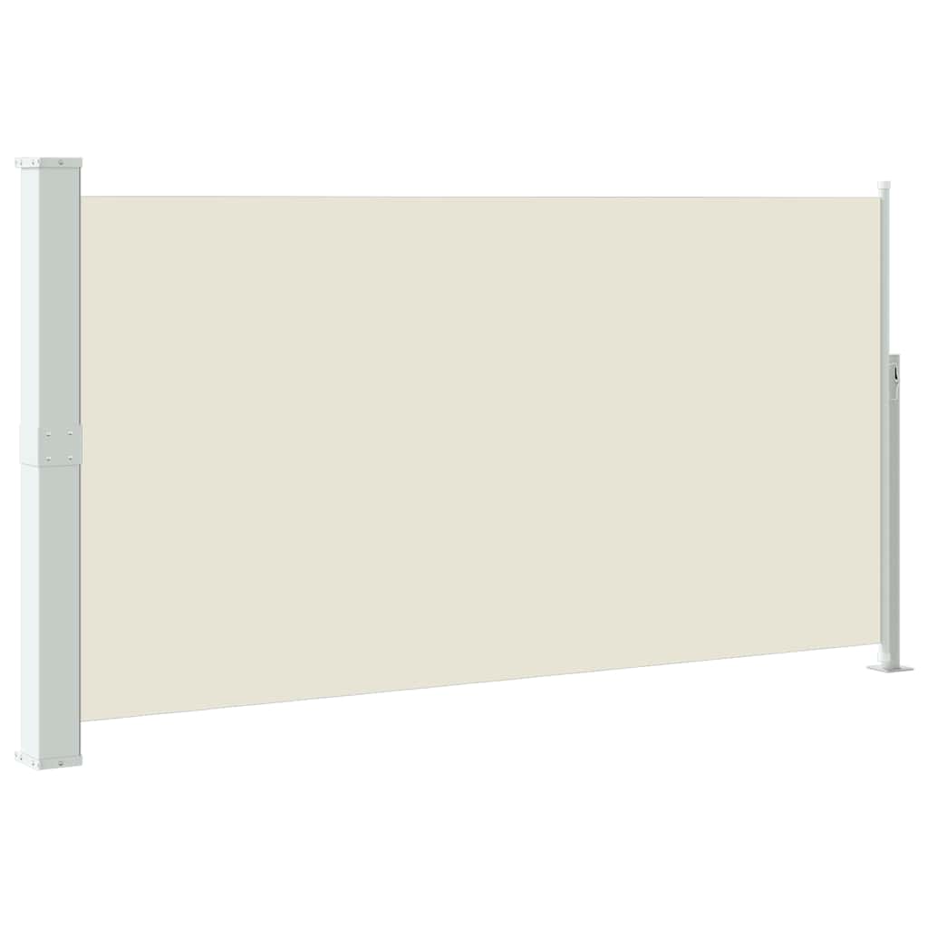 Patio Retractable Side Awning 170x300 cm Cream