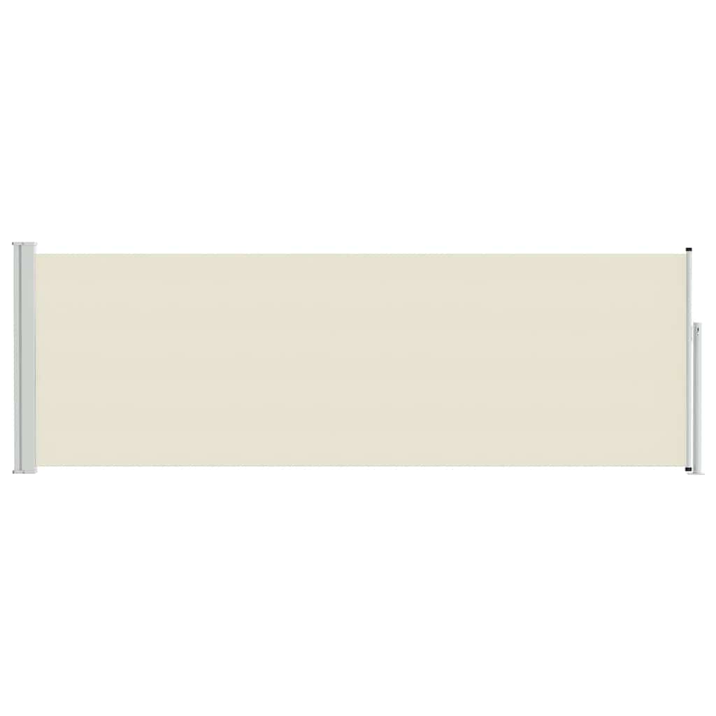 Patio Retractable Side Awning 100x300 cm Cream