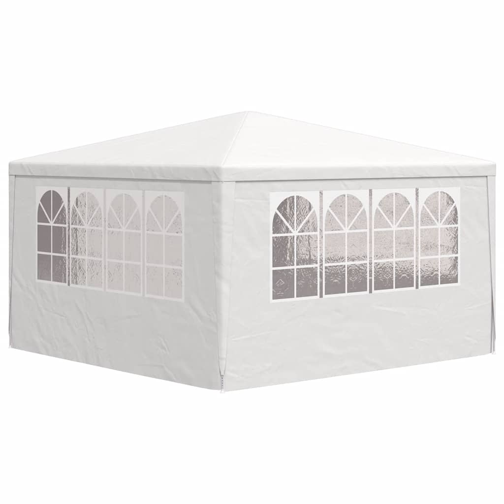 Professional Party Tent with Side Walls 4x4 m White 90 g/m²