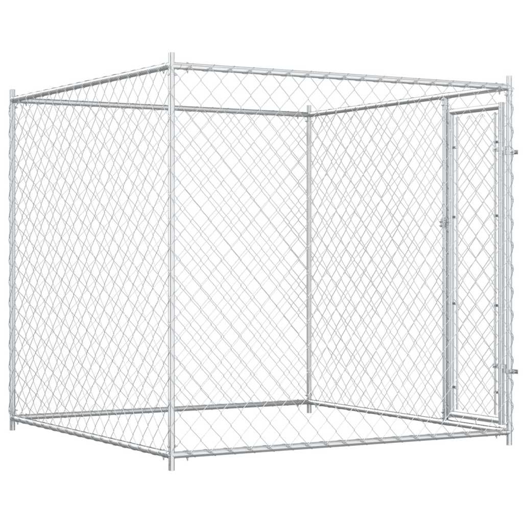 Outdoor Dog Kennel 193x193x185 cm