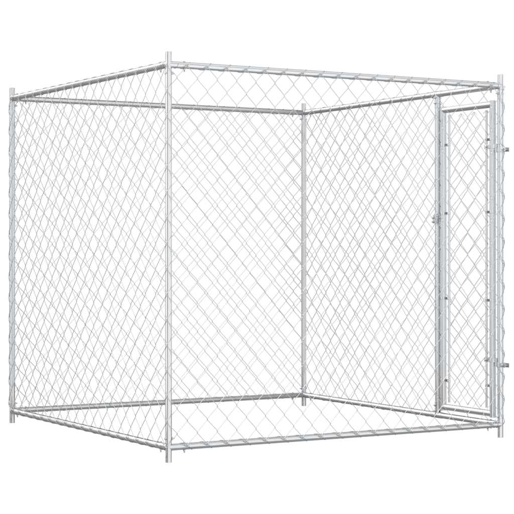 Outdoor Dog Kennel 193x193x185 cm