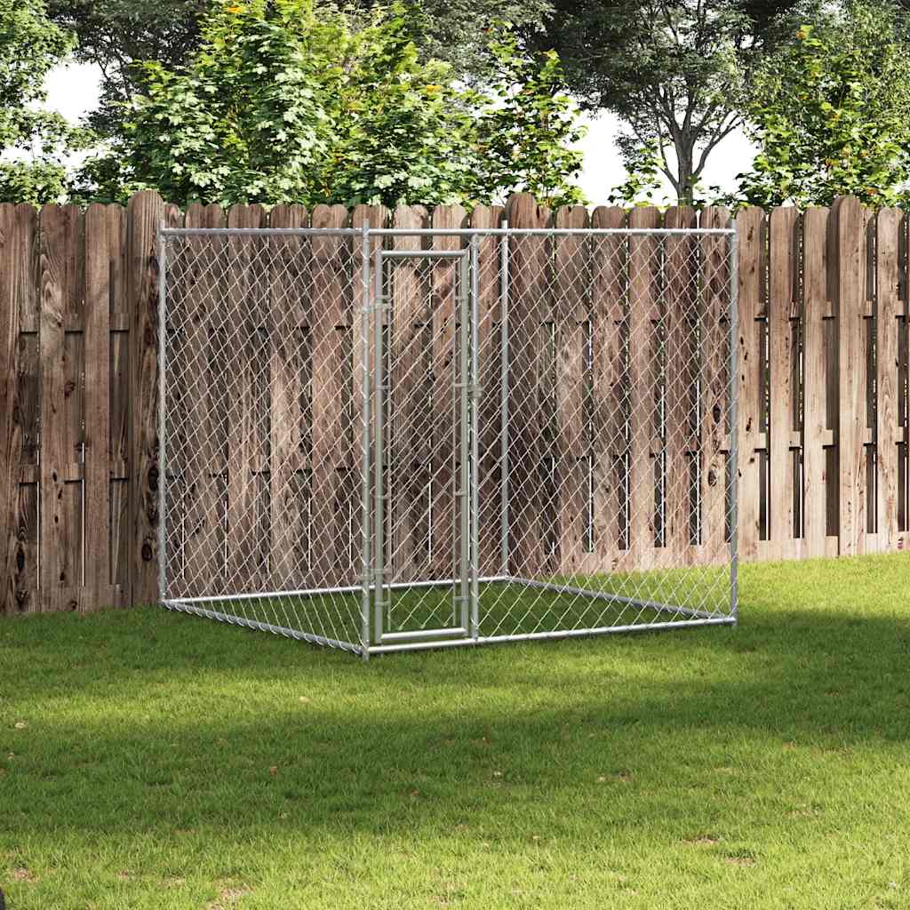 Outdoor Dog Kennel 193x193x185 cm