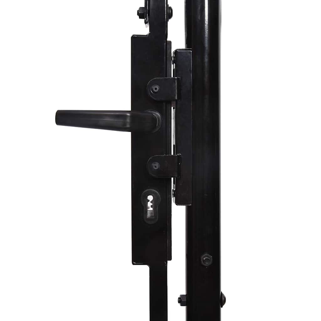 Double Door Fence Gate Woerden with Spear Top 400x199.5 cm