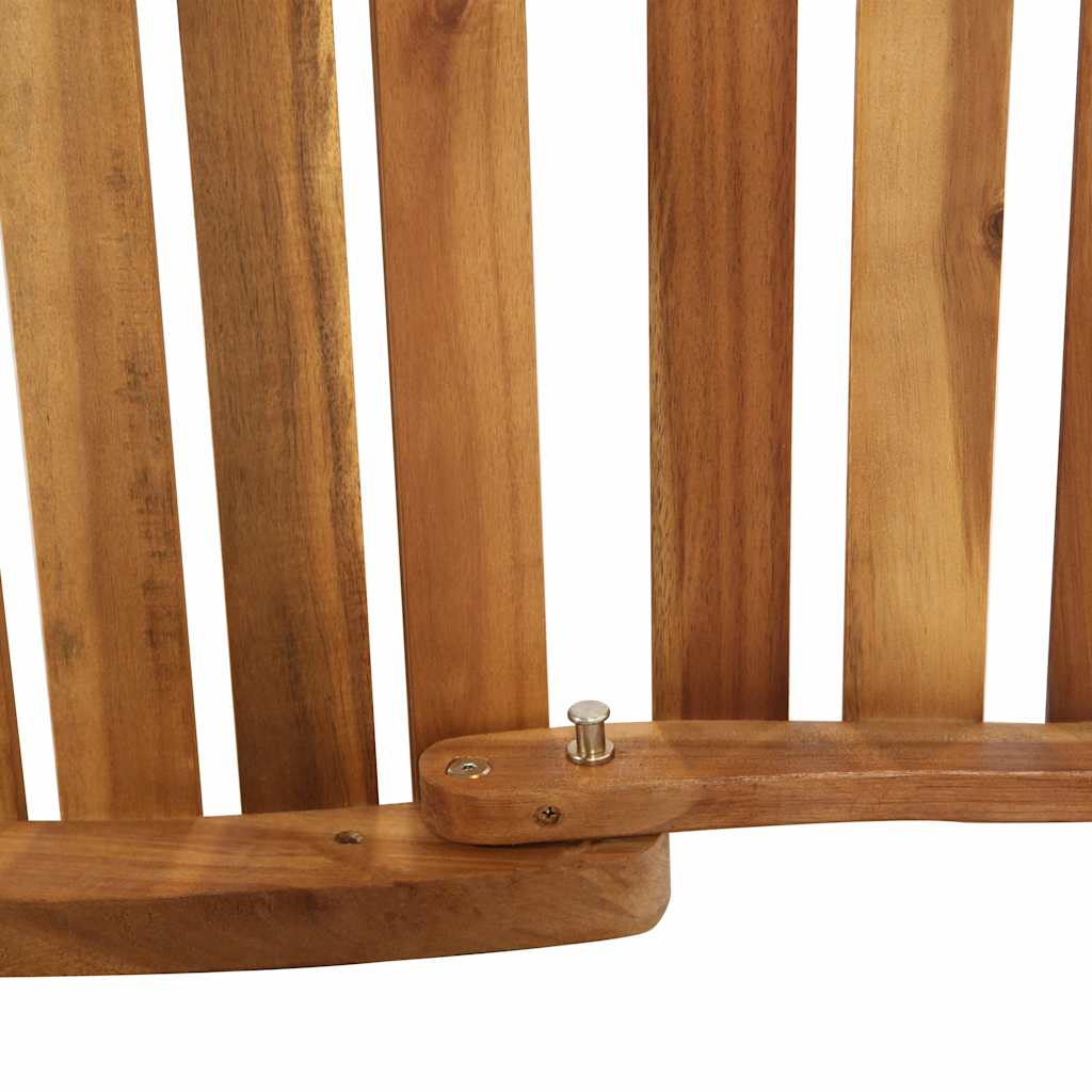 Sun Lounger with Cushion Solid Acacia Wood Dark Grey