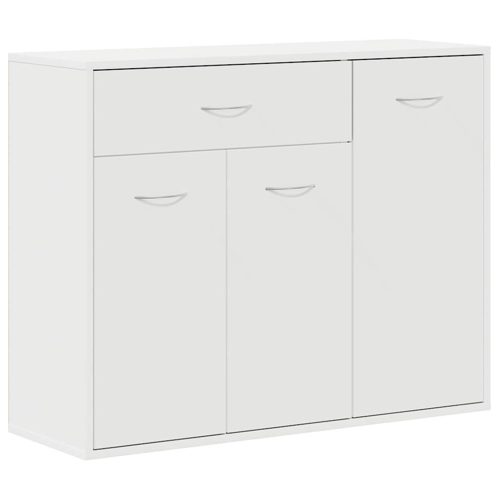 Sideboard White 88x30x70 cm Engineered Wood