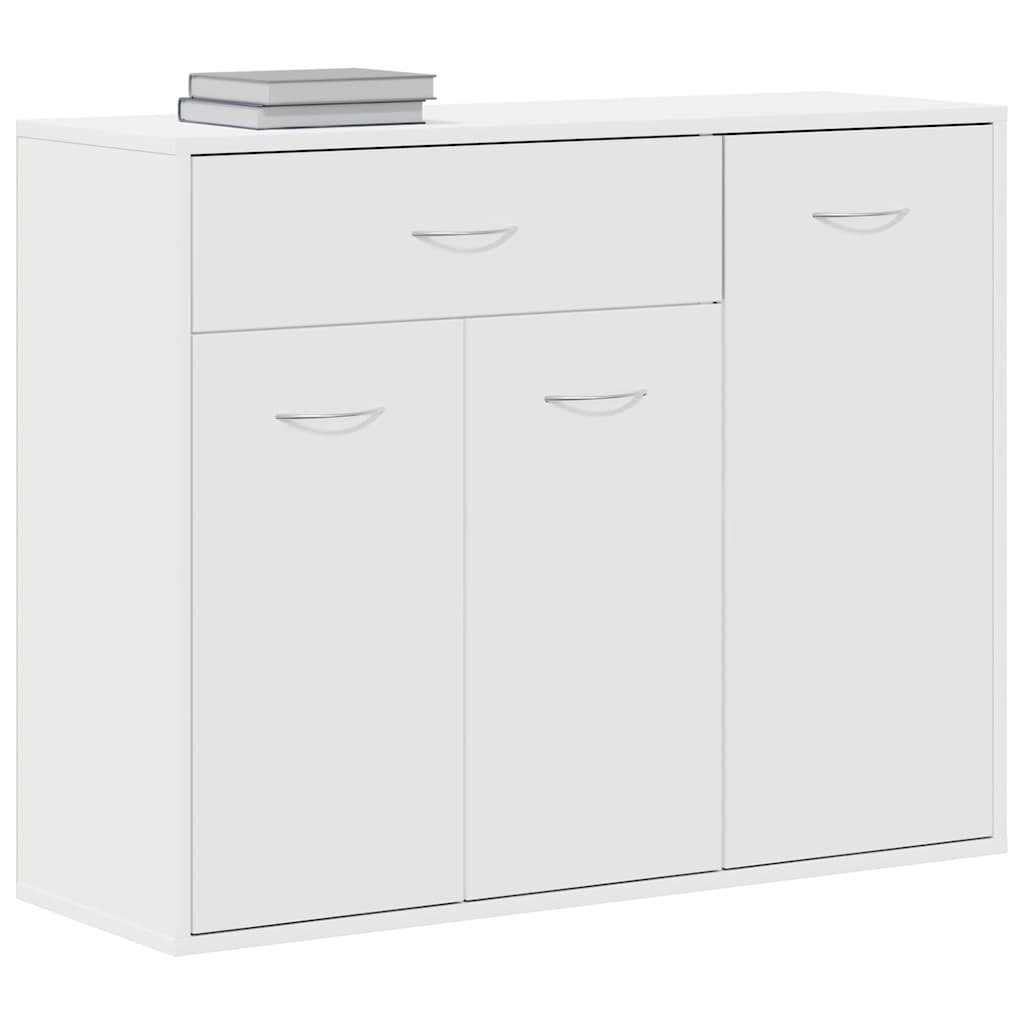 Sideboard White 88x30x70 cm Engineered Wood