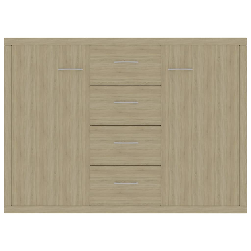 Sideboard Sonoma Oak 88x30x65 cm Engineered Wood