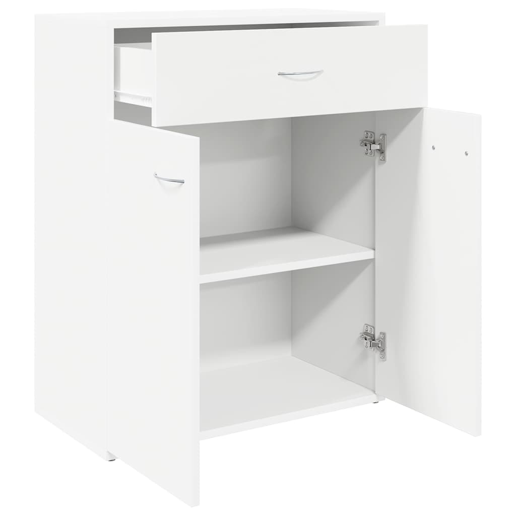 Sideboard White 60x30x75 cm Engineered Wood