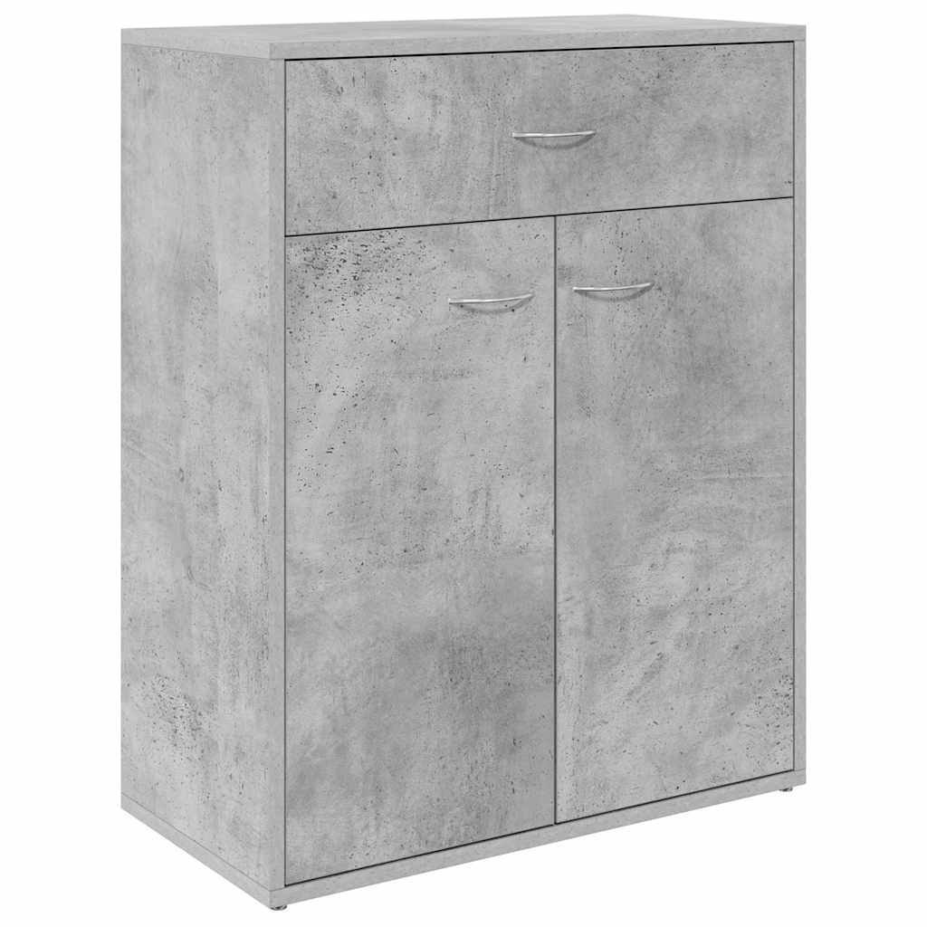 Sideboard Concrete Grey 60x30x75 cm Engineered Wood