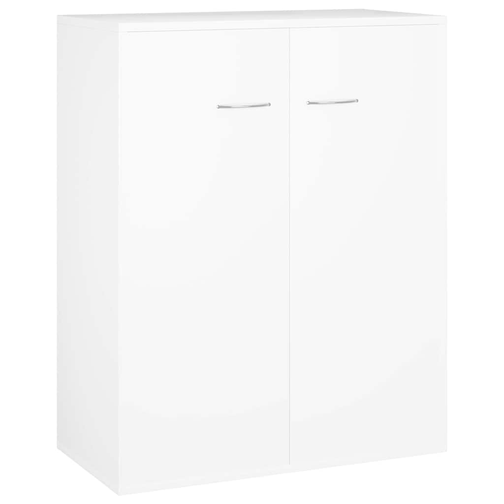 Sideboard White 60x30x75 cm Engineered Wood