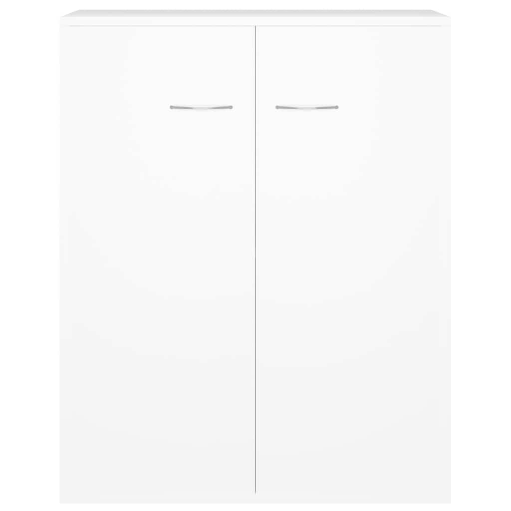 Sideboard White 60x30x75 cm Engineered Wood