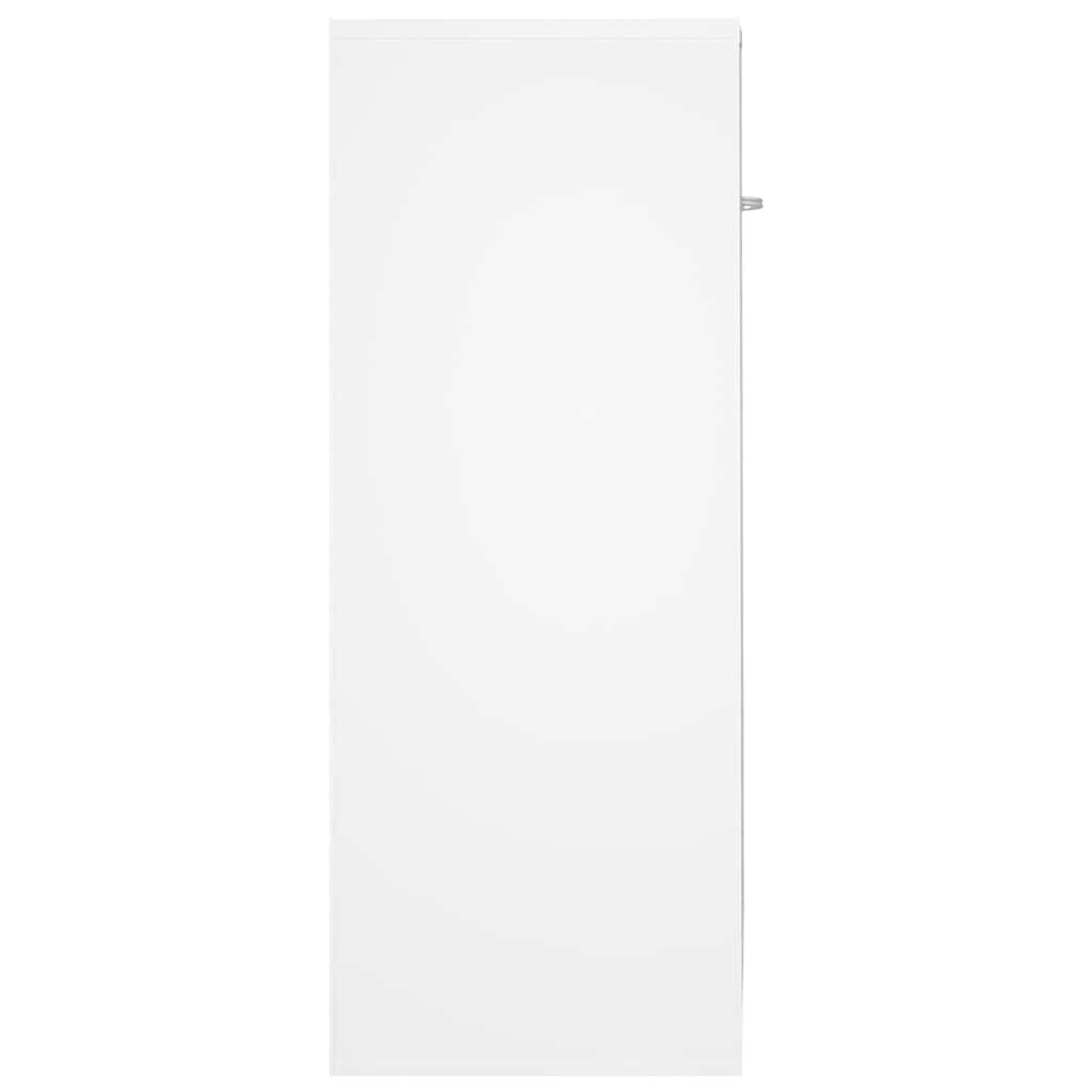 Sideboard White 60x30x75 cm Engineered Wood