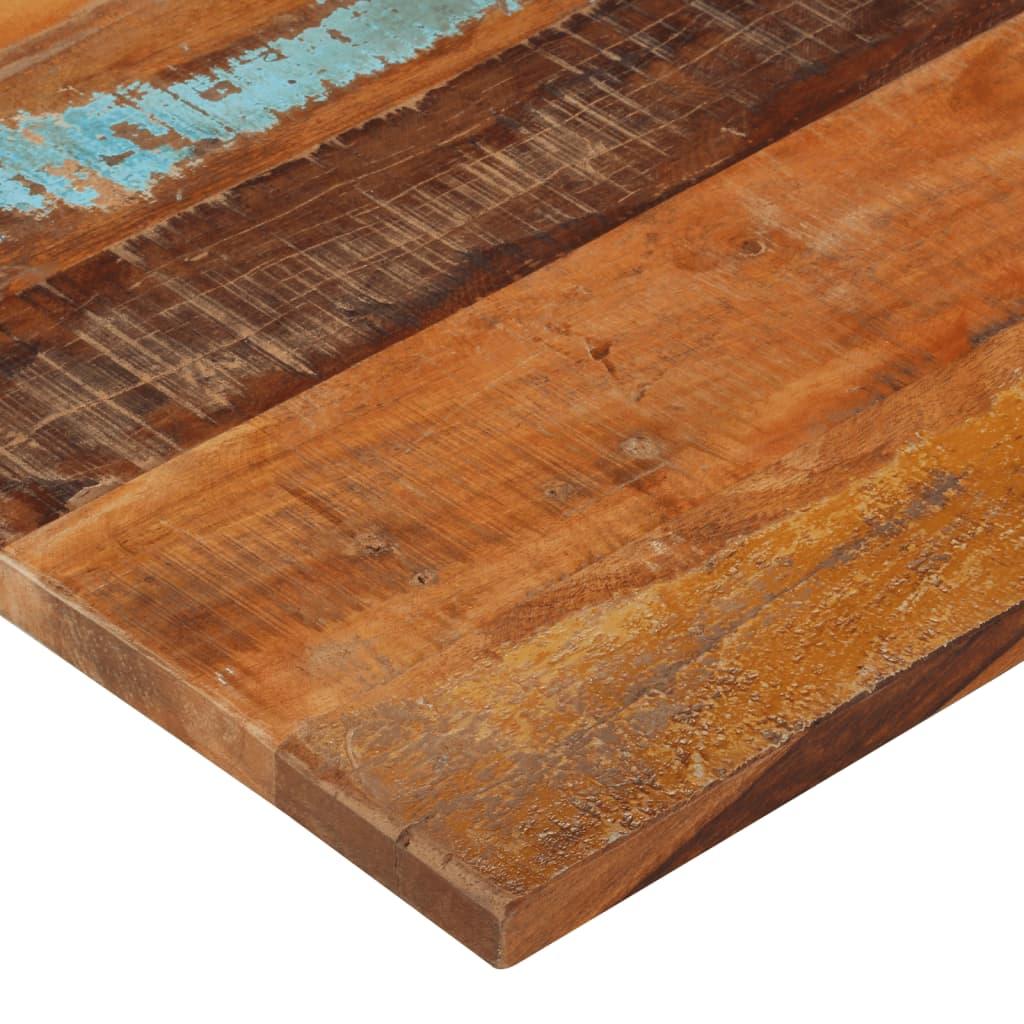 Rectangular Table Top 60x100 cm 25-27 mm Solid Wood Reclaimed