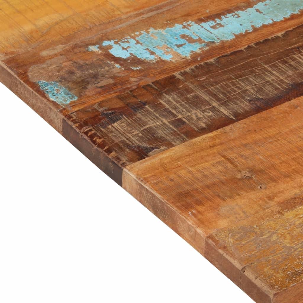 Rectangular Table Top 60x100 cm 25-27 mm Solid Wood Reclaimed