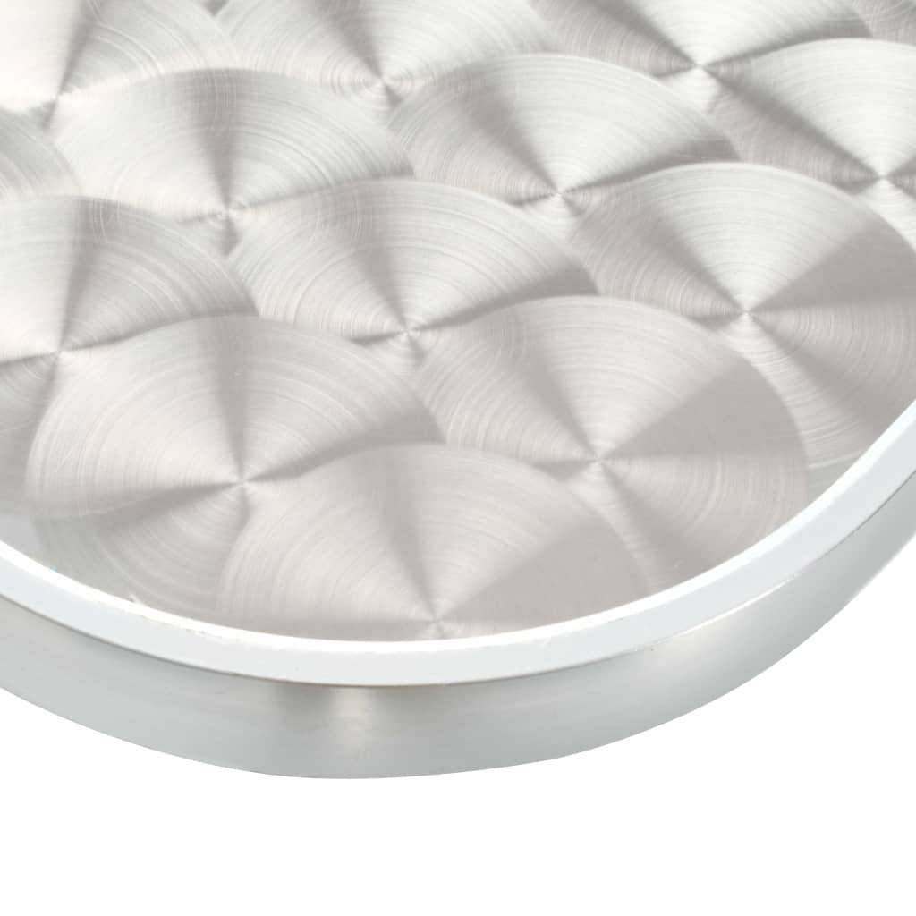 Garden Table Silver 120x60x70 cm Aluminium