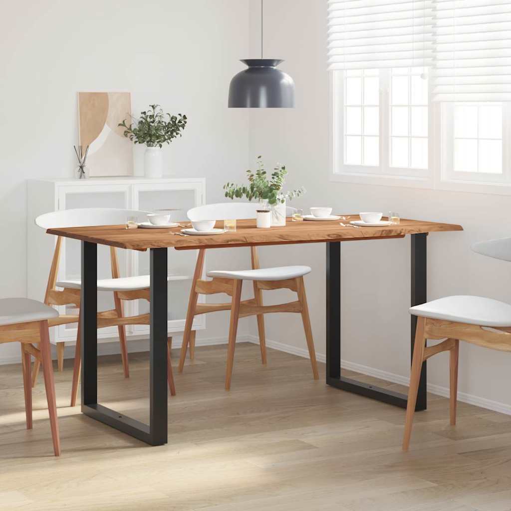 Dining Table 154x80x76 cm Solid Acacia Wood