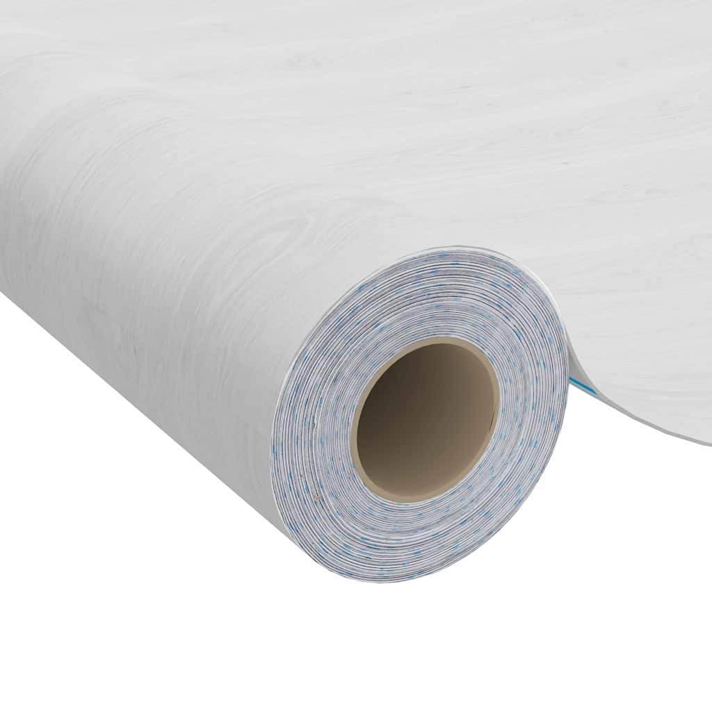 Self-adhesive Door Films 2 pcs White Wood 210x90 cm PVC