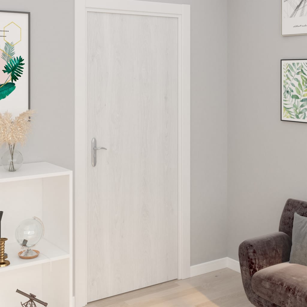 Self-adhesive Furniture Film White Wood 500x90 cm PVC