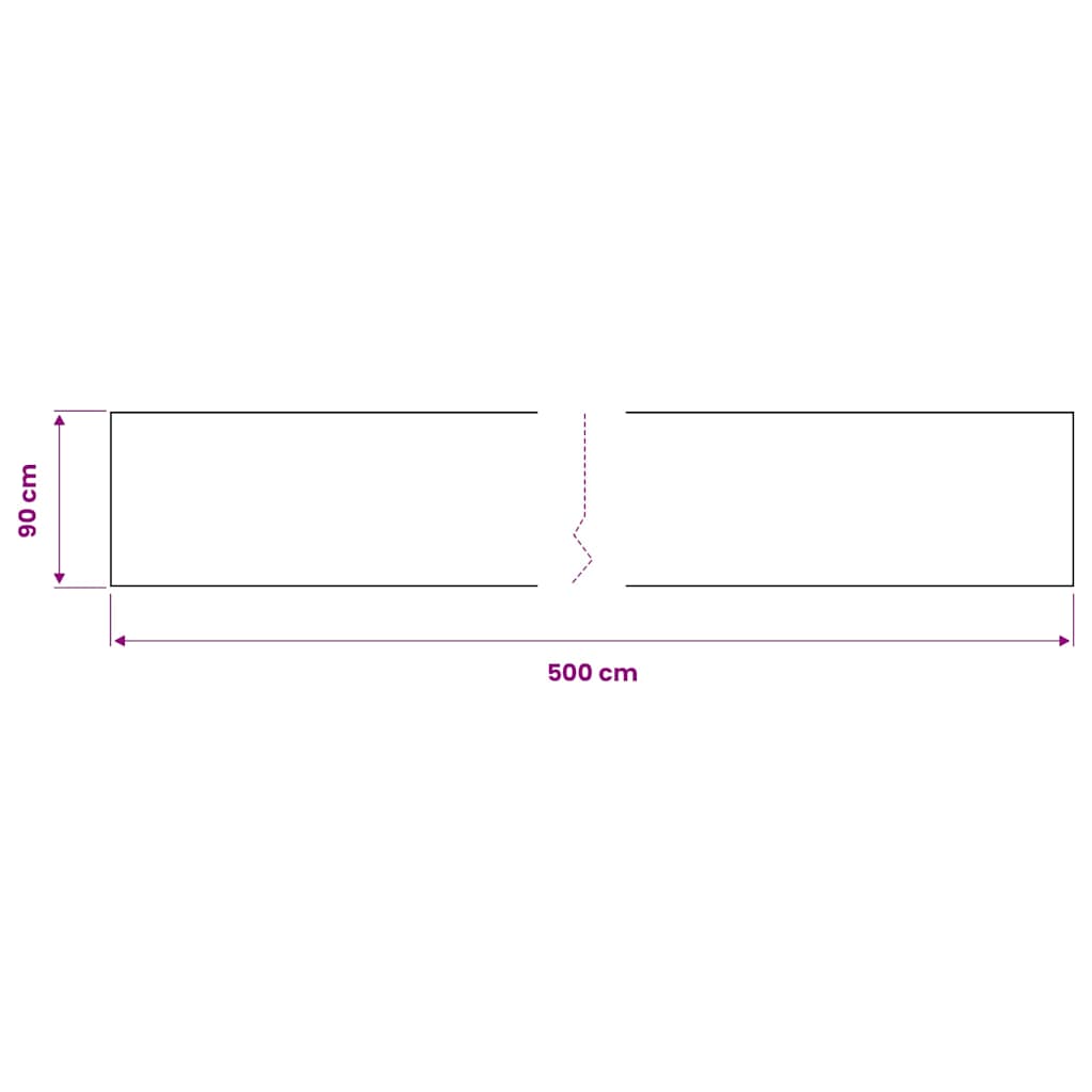 Self-adhesive Furniture Film Black 500x90 cm PVC