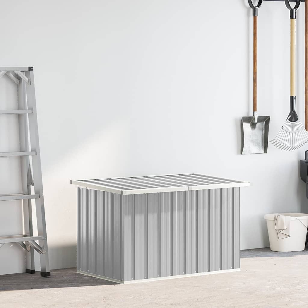 Garden Storage Box Grey 109x67x65 cm