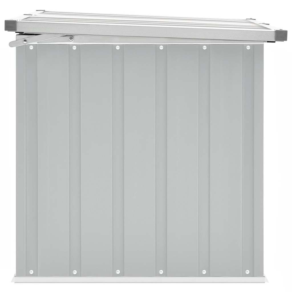 Garden Storage Box Grey 109x67x65 cm