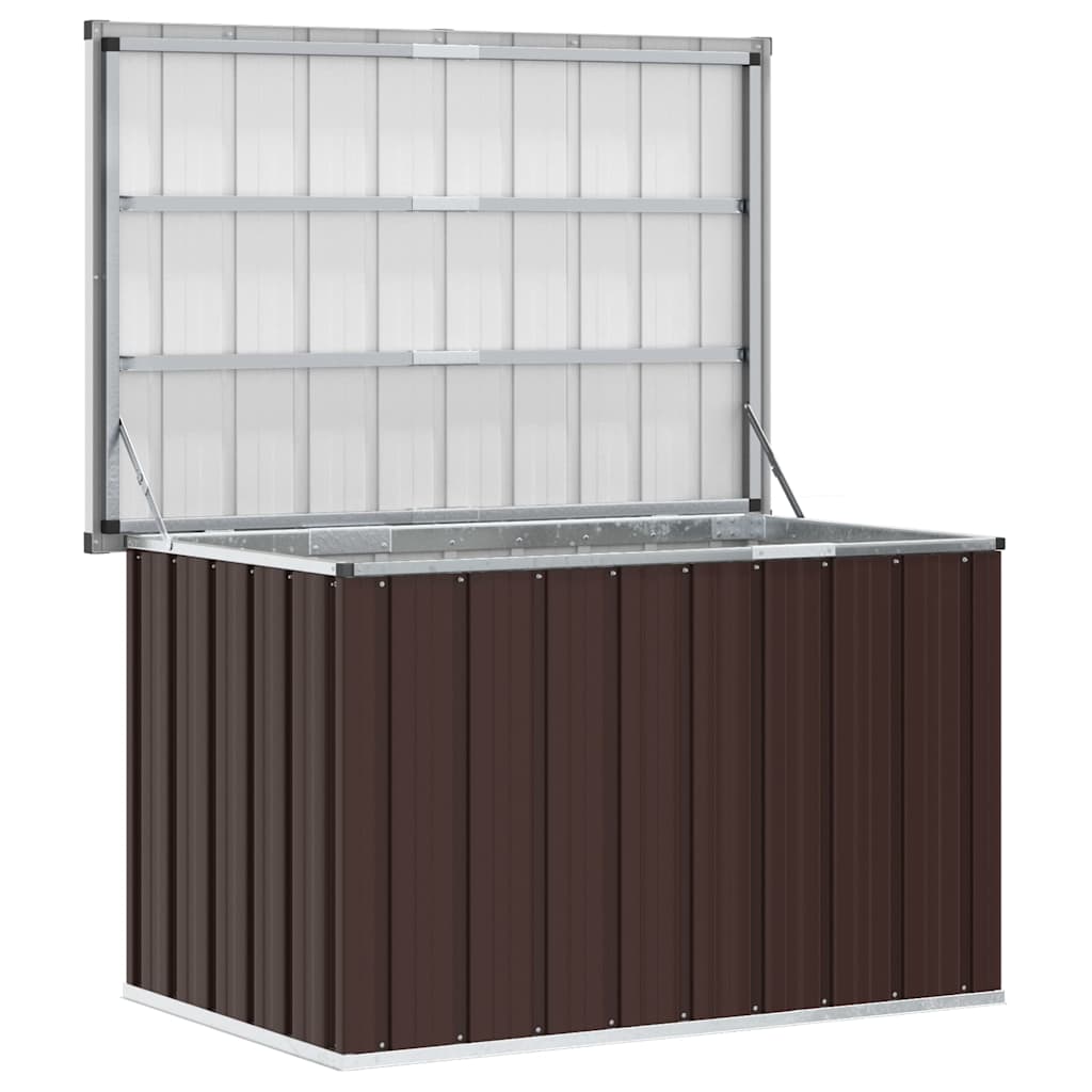 Garden Storage Box Brown 109x67x65 cm