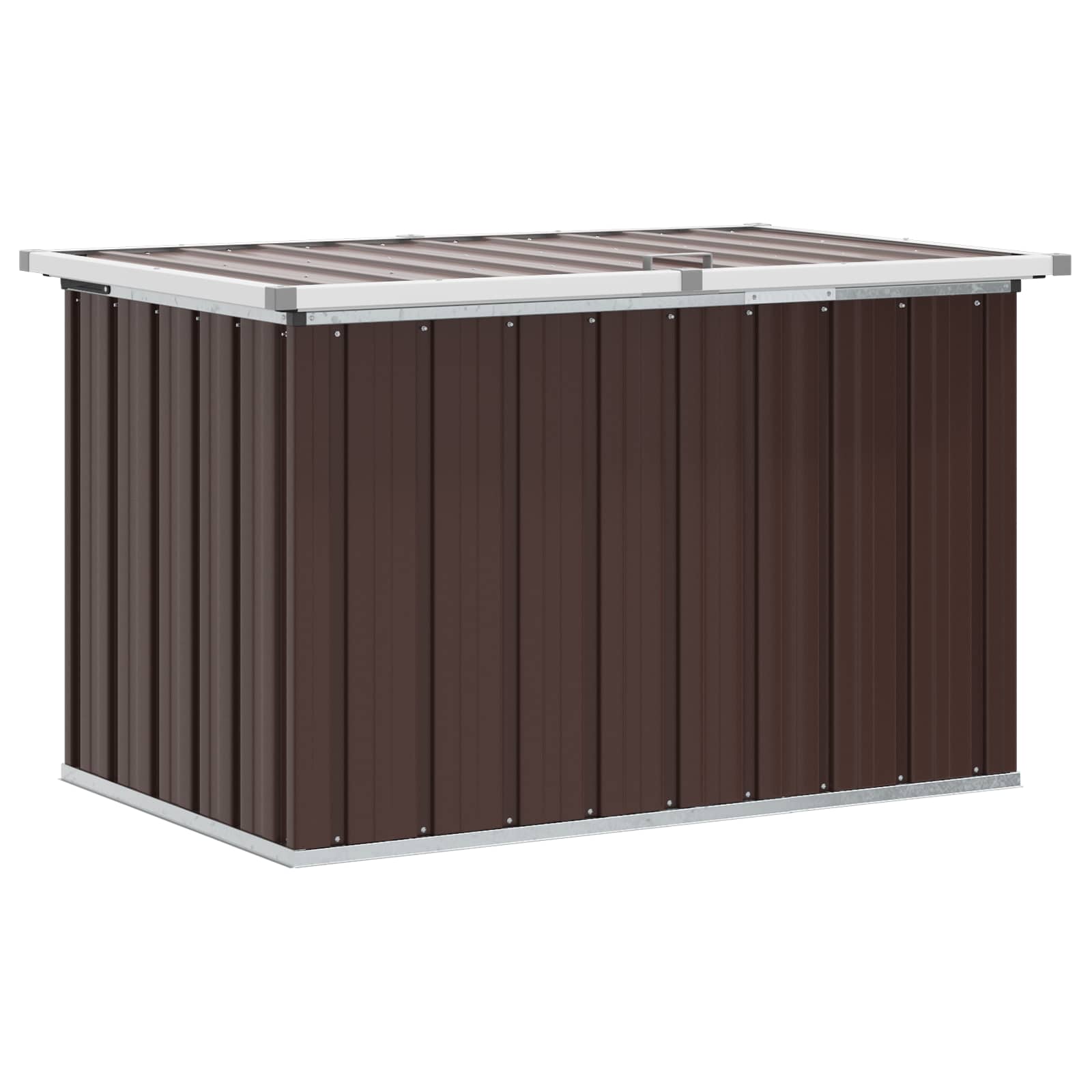 Garden Storage Box Brown 109x67x65 cm