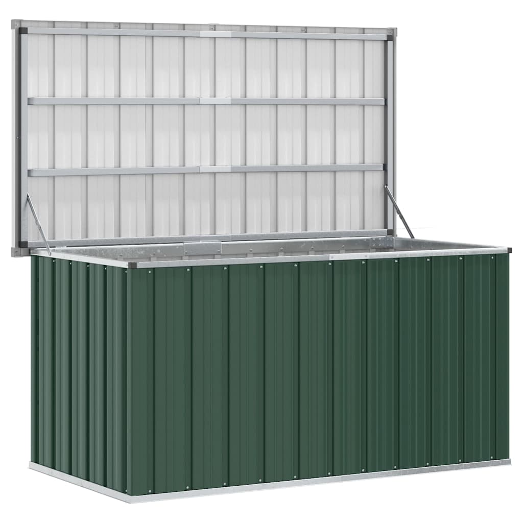 Garden Storage Box Green 129x67x65 cm