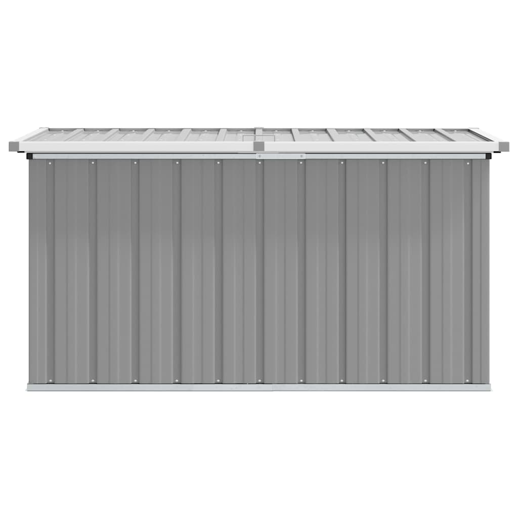 Garden Storage Box Grey 129x67x65 cm
