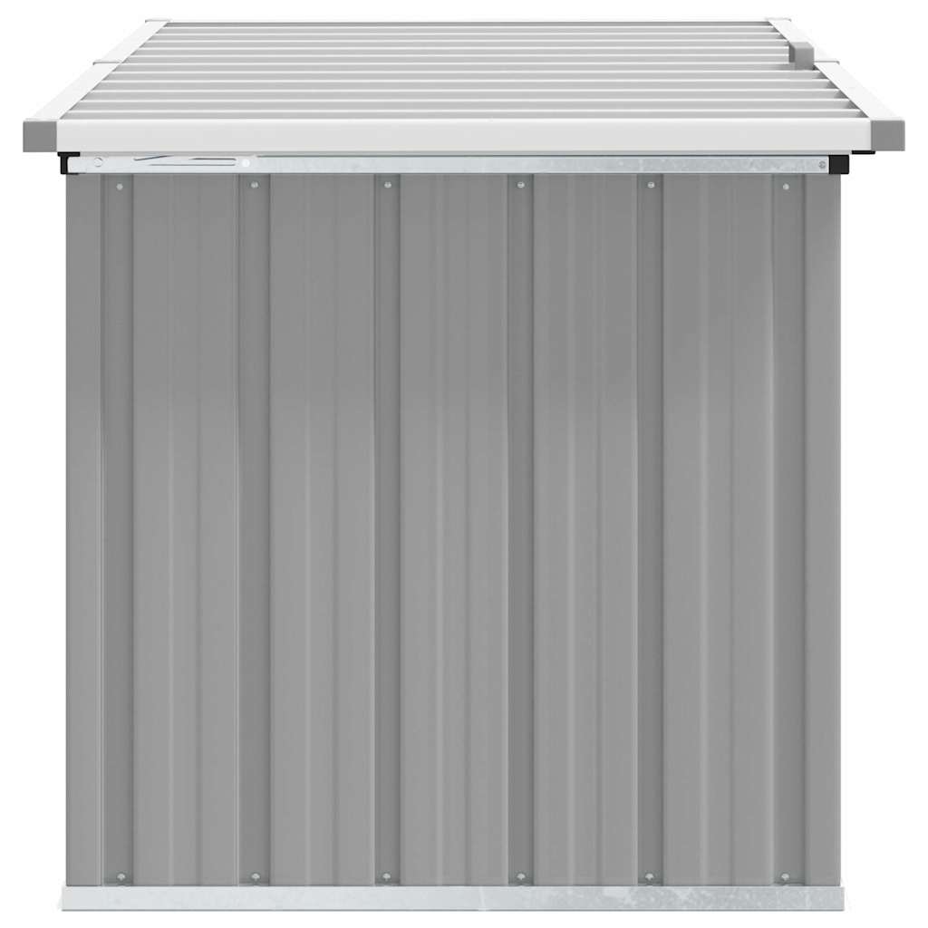 Garden Storage Box Grey 129x67x65 cm