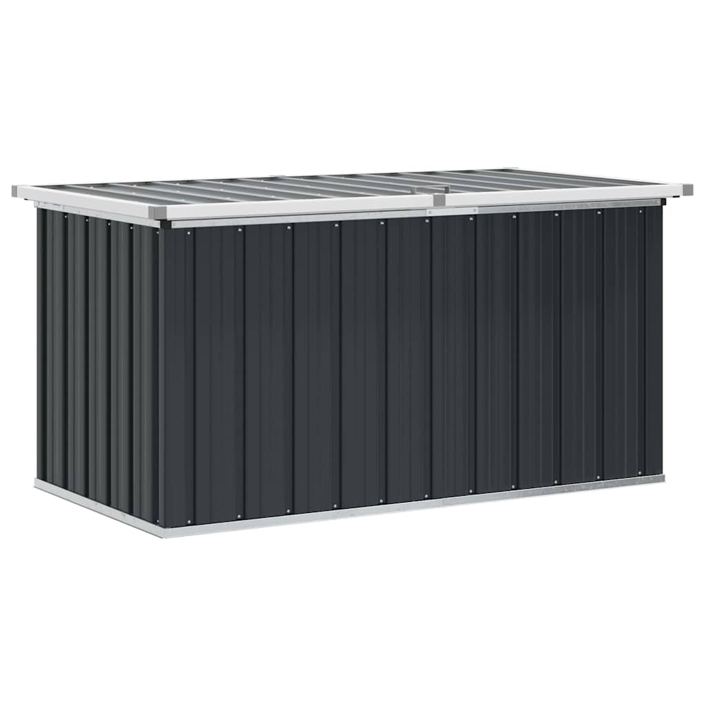 Garden Storage Box Anthracite 129x67x65 cm