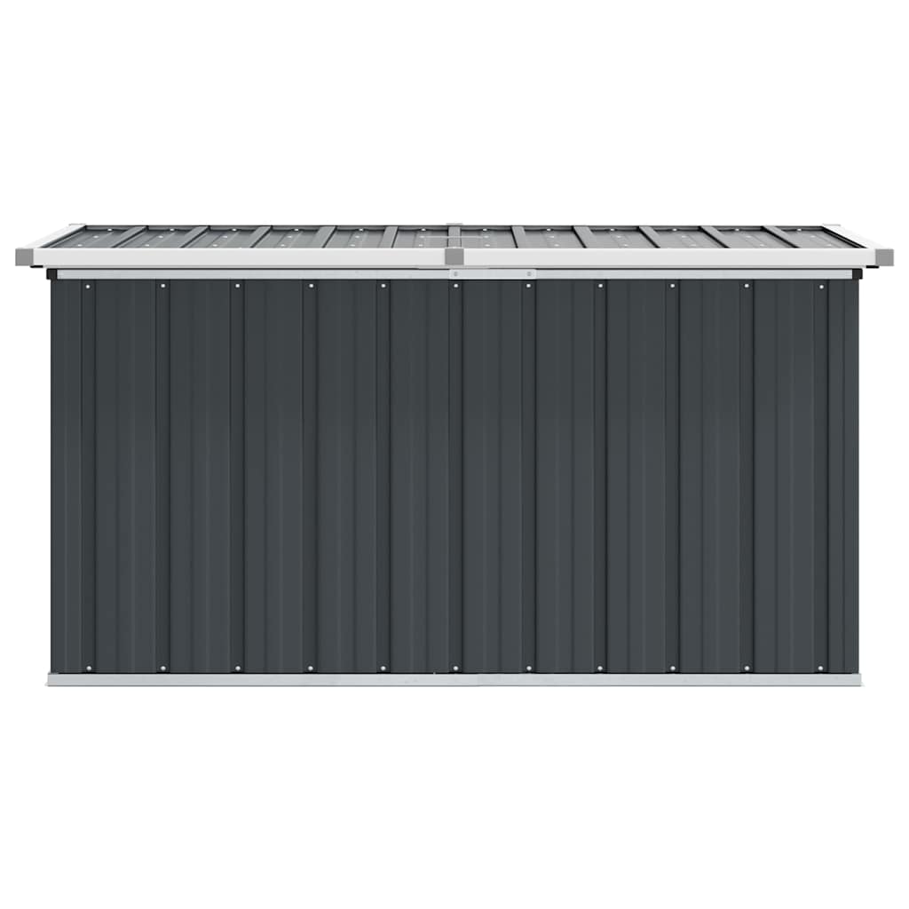Garden Storage Box Anthracite 129x67x65 cm
