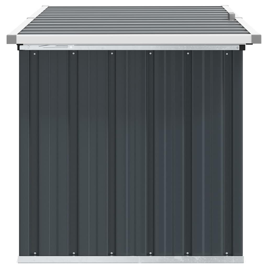 Garden Storage Box Anthracite 129x67x65 cm