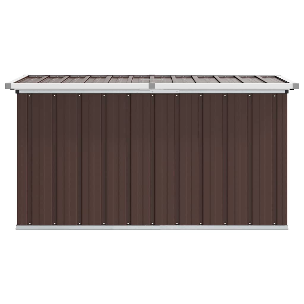 Garden Storage Box Brown 129x67x65 cm