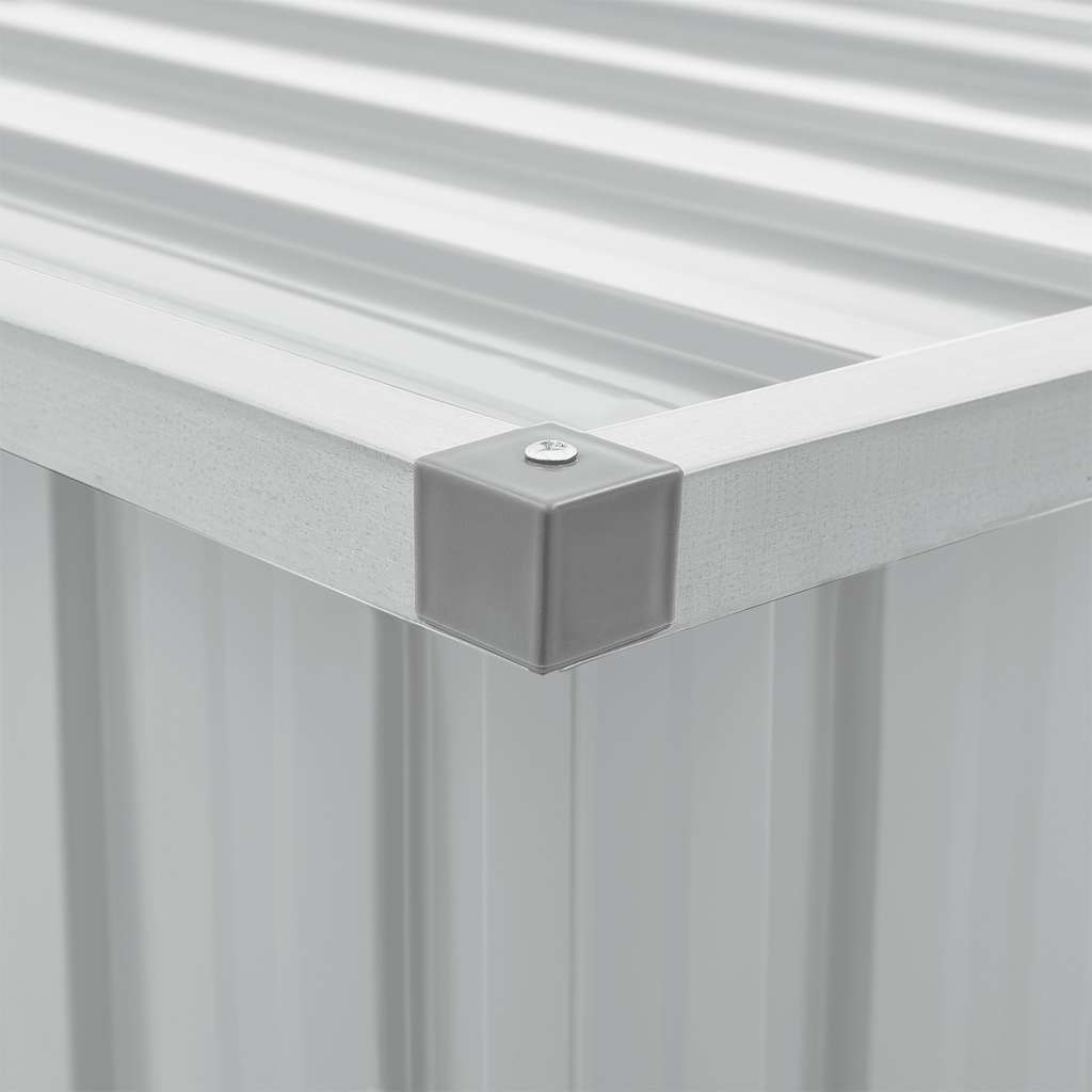 Garden Storage Box Grey 149x99x93 cm