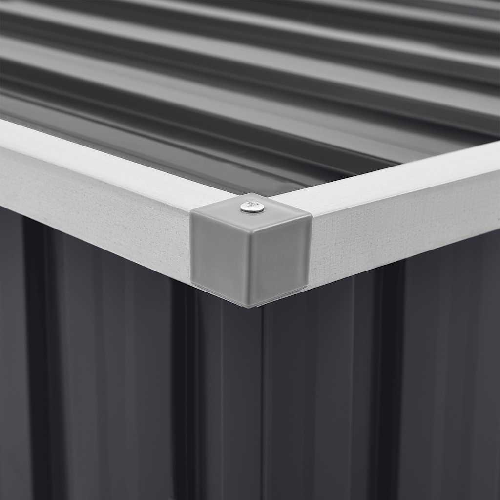 Garden Storage Box Anthracite 150x101x91 cm