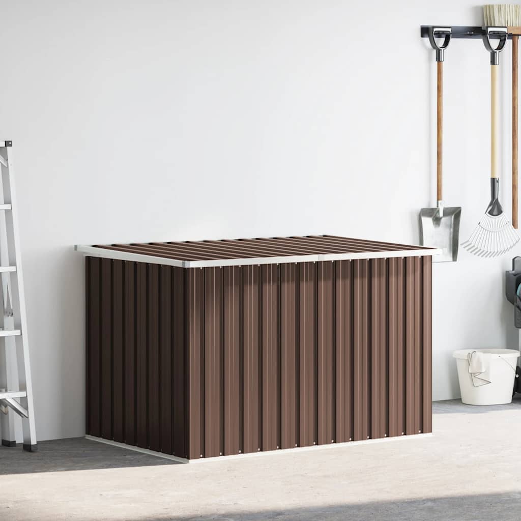 Garden Storage Box Brown 149x99x93 cm