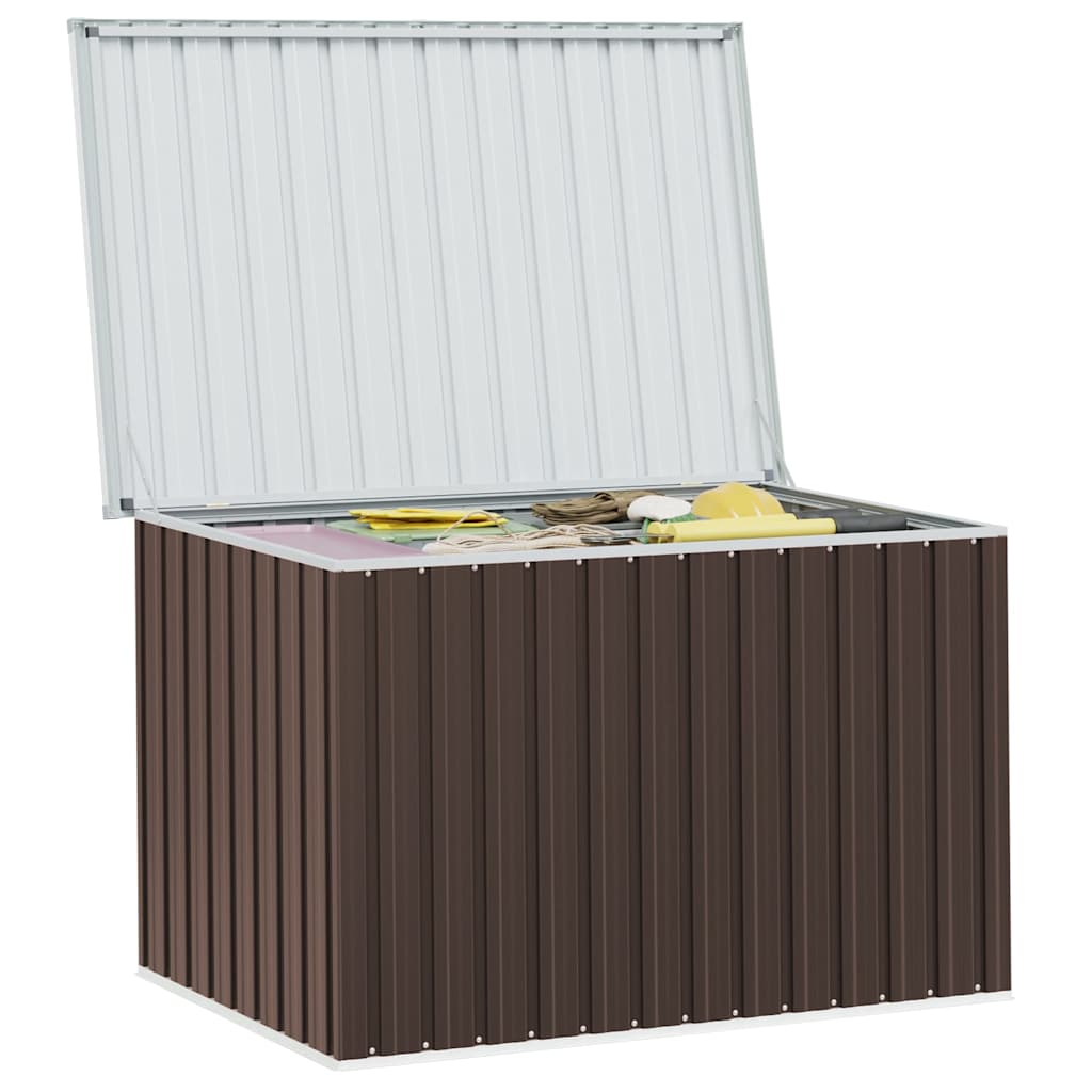 Garden Storage Box Brown 150x101x91 cm