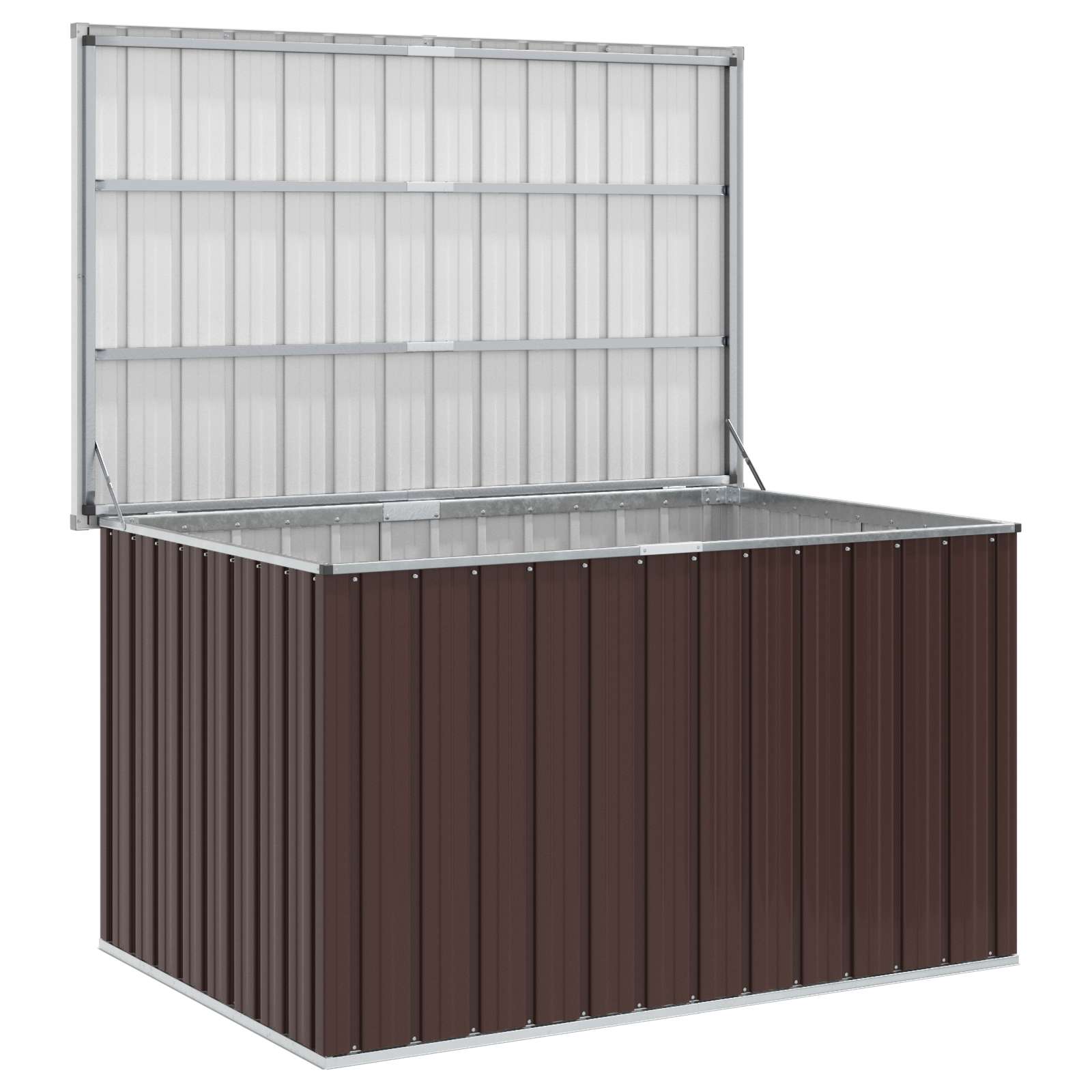 Garden Storage Box Brown 149x99x93 cm
