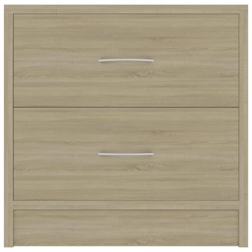 Bedside Cabinet Sonoma Oak 40x30x40 cm Engineered Wood