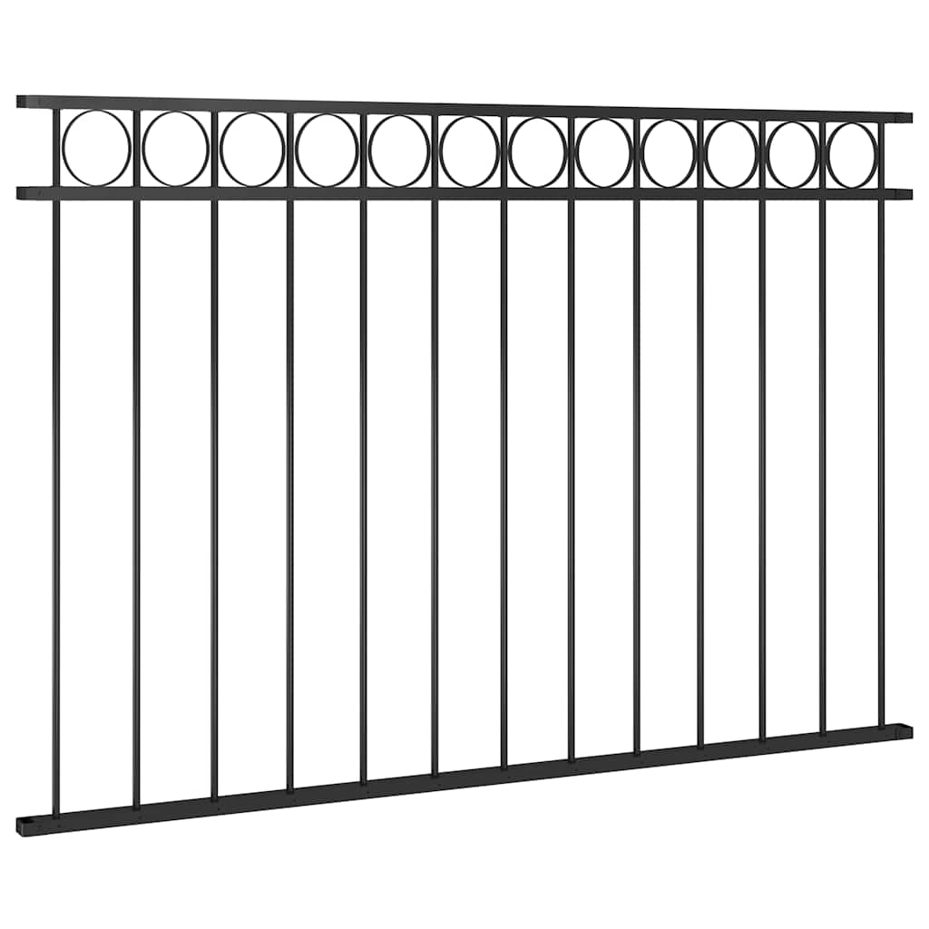 Fence Panel "Assen" Steel 163x100 cm Black