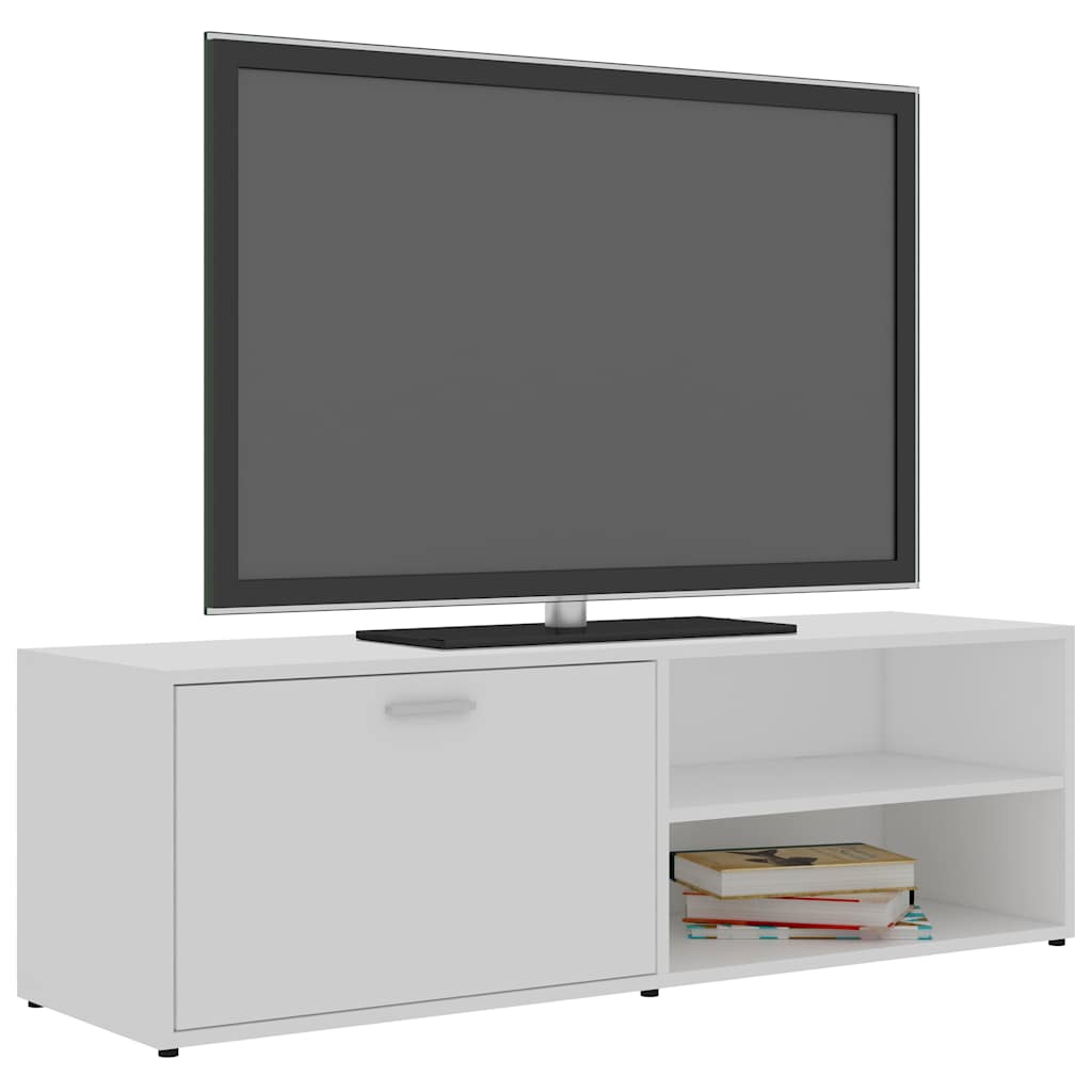 TV Cabinet White 120x34x37 cm Engineered Wood