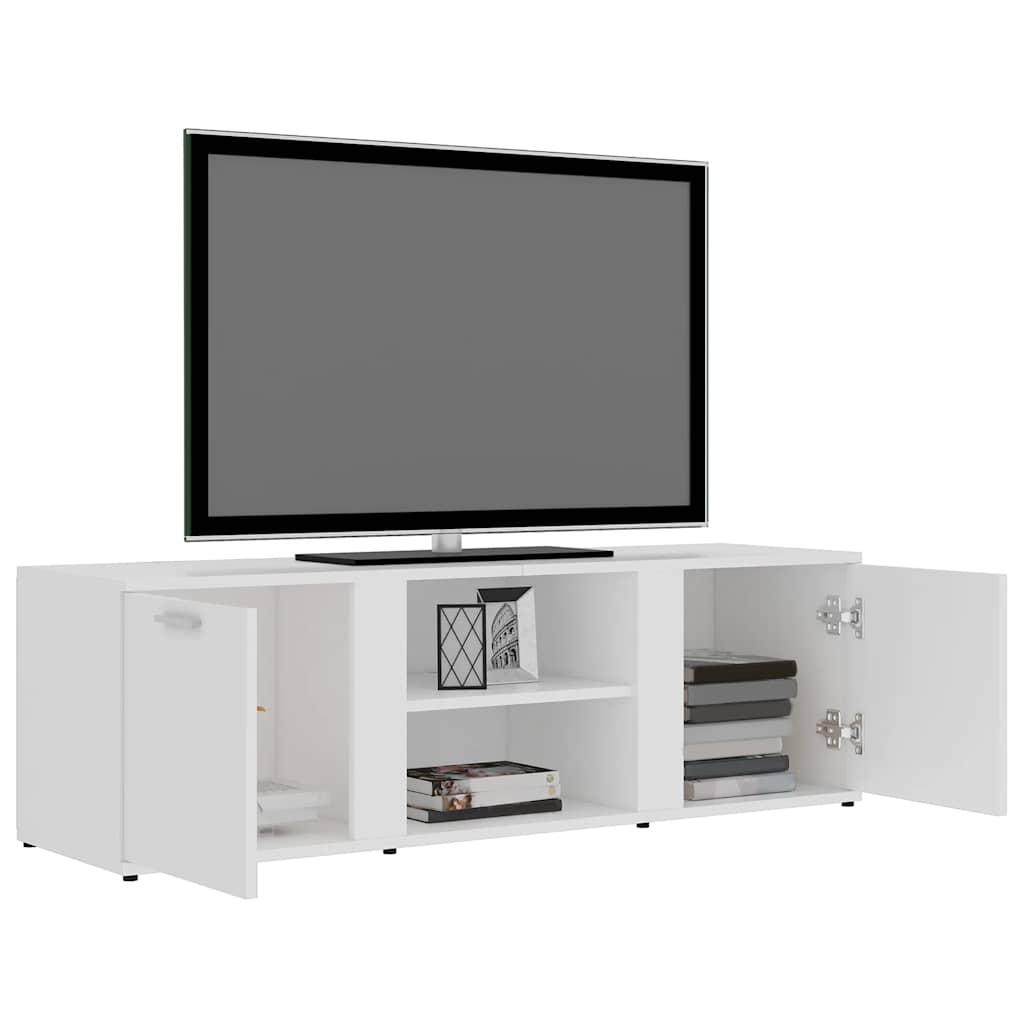 TV Cabinet White 120x34x37 cm Engineered Wood