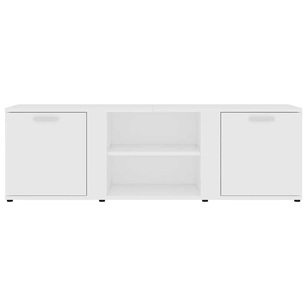 TV Cabinet White 120x34x37 cm Engineered Wood