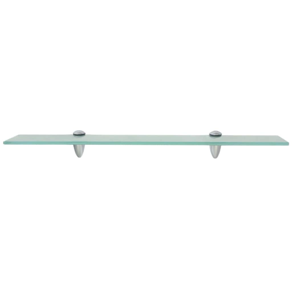 Floating Shelves 2 pcs Glass 60x10 cm 8 mm
