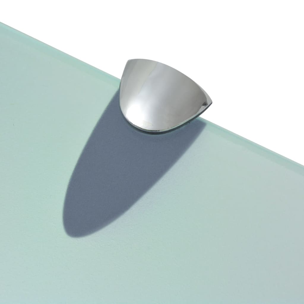 Floating Shelves 2 pcs Glass 100x10 cm 8 mm