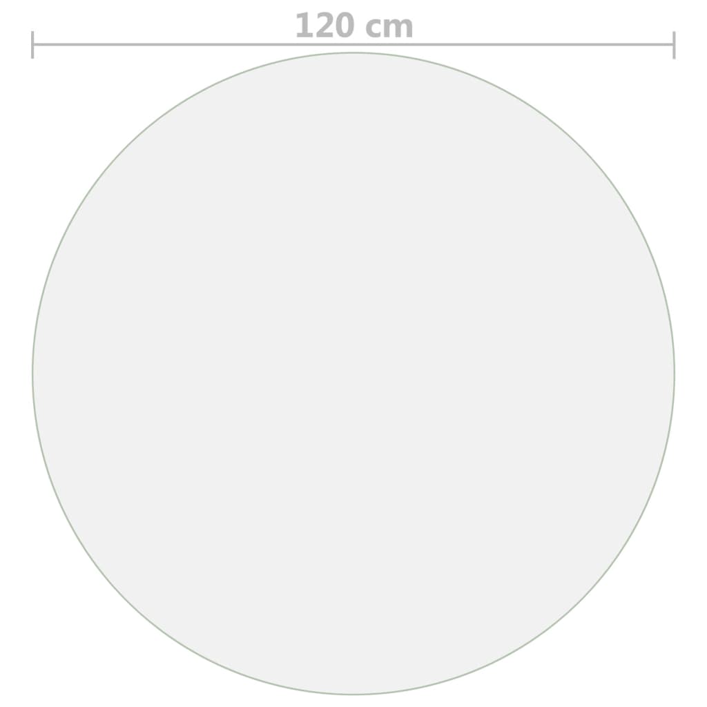 Table Protector Matte Ø 120 cm 1.6 mm PVC