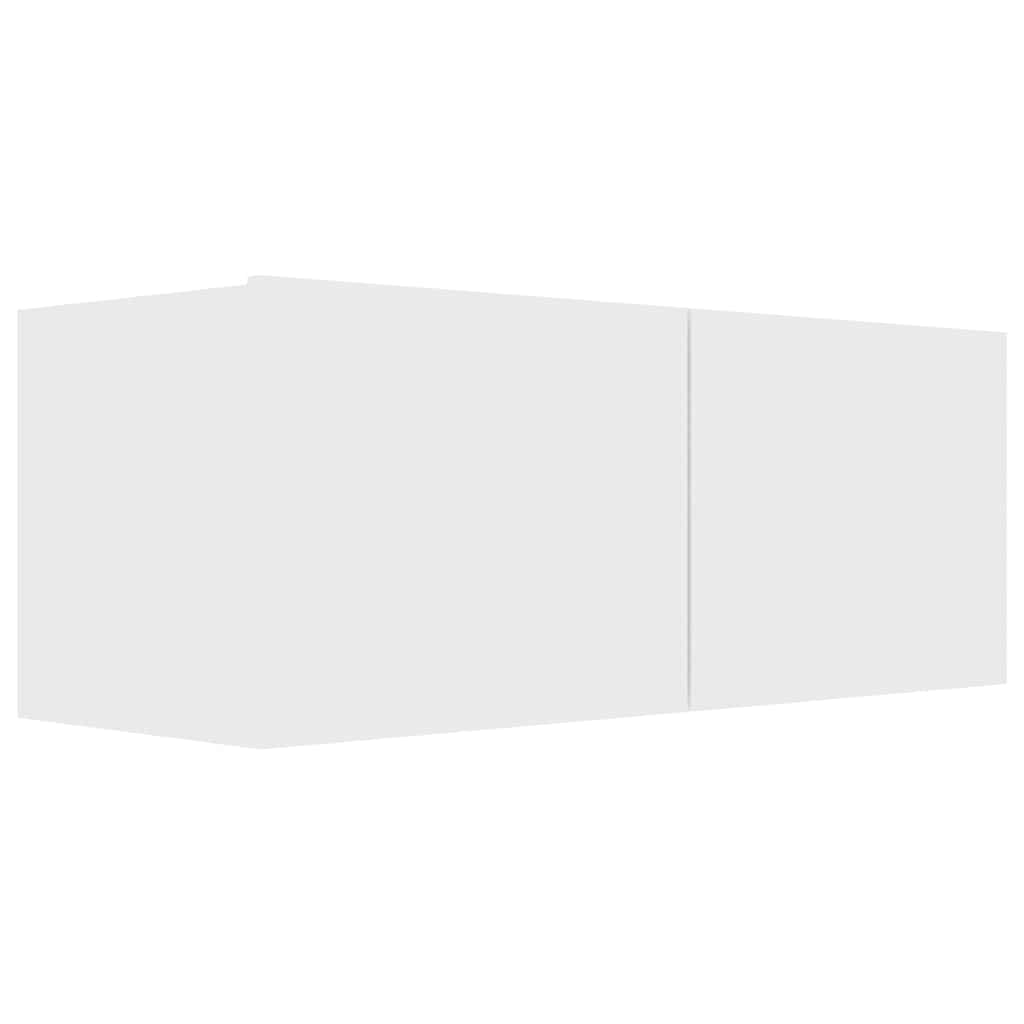 TV Cabinet White 80x30x30 cm Engineered Wood