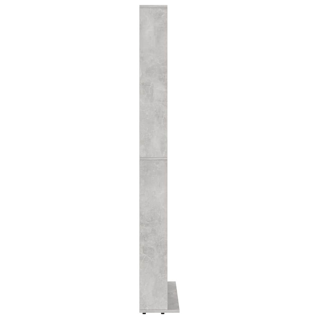 CD Cabinet Concrete Grey 102x16x177.5 cm Engineered Wood