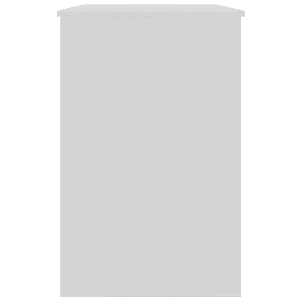 Desk White 100x50x76 cm Engineered Wood